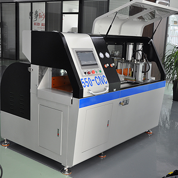 山東辛總選購日意嘉550分離式拉尾料鋁材切割機成功