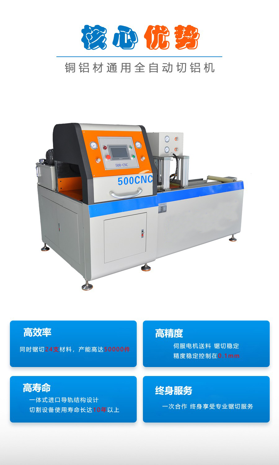 500切鋁機產品細節圖